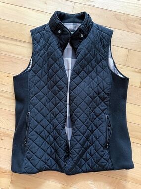 Market & Spruce Quilted Zip Front Vest